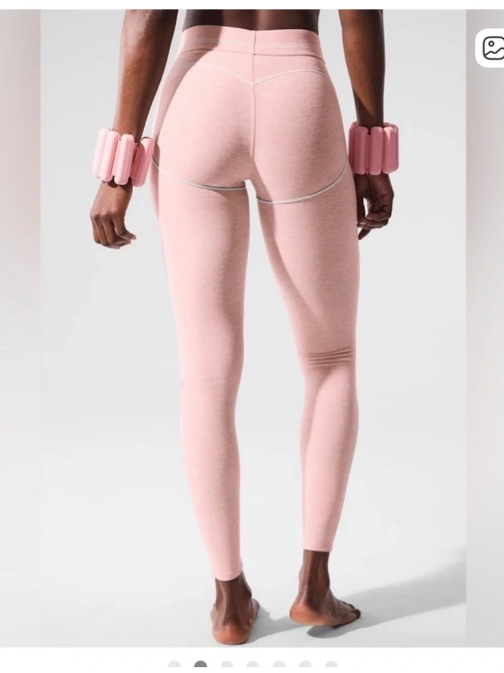 ALO Yoga Heart Throb leggings Pink High-Rise Size XS